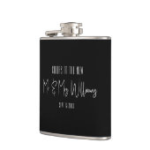 Proost Op De Nieuwe...Flacon Met Vinyl Bekleding Heupfles (Links)