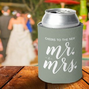 Proost Op De Nieuwe Meneer & Mevrouw Huwelijk Blikjeskoeler