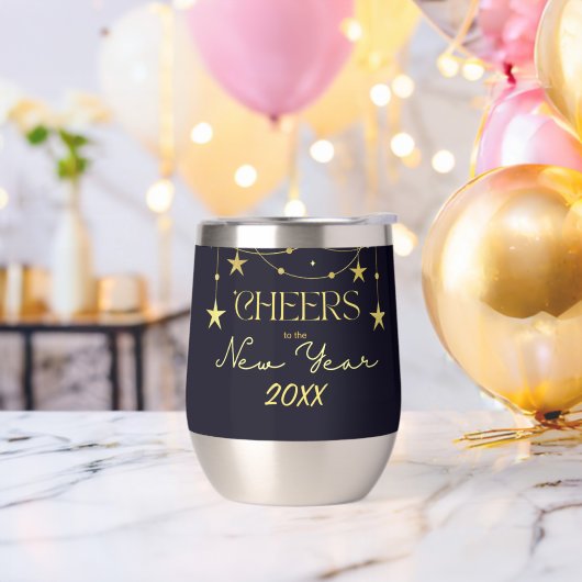 Proost op de nieuwjaarsboodschap sterren (Vrijgezellenfeest)