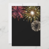 Proost op de nieuwjaarsuitnodiging, oudejaarsavond kaart (Achterkant)