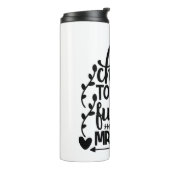 Proost op de toekomst meneer + mevrouw thermosbeker (Gedraaid links)