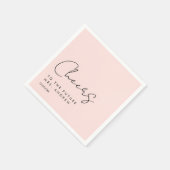 Proost, op de toekomst, mevrouw! Modern, minimalis Servet (Hoek)