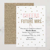 Proost op de toekomst, Mrs Modern Vrijgezellenfees Kaart (Voorkant / Achterkant)