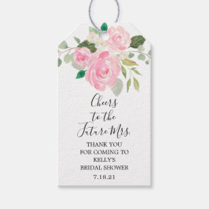 Proost op de toekomst, Mrs vrijgezellenfeest champ Cadeaulabel