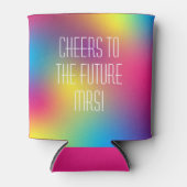 Proost op de toekomstige mevrouw Holografisch Brui Blikjeskoeler (Voorkant)