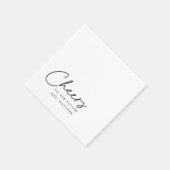 Proost op de toekomstige Mrs Bruidsfeest Servet (Hoek)