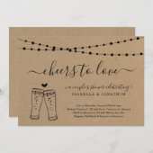 Proost op de uitnodiging voor bier (Voorkant / Achterkant)