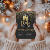 Proost op de uitnodiging voor het nieuwjaarsfeest