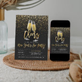 Proost op de uitnodiging voor het nieuwjaarsfeest