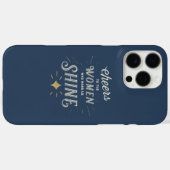 Proost op de vrouwen die ons laten schitteren. Case-Mate iPhone case (Achterkant (horizontaal))