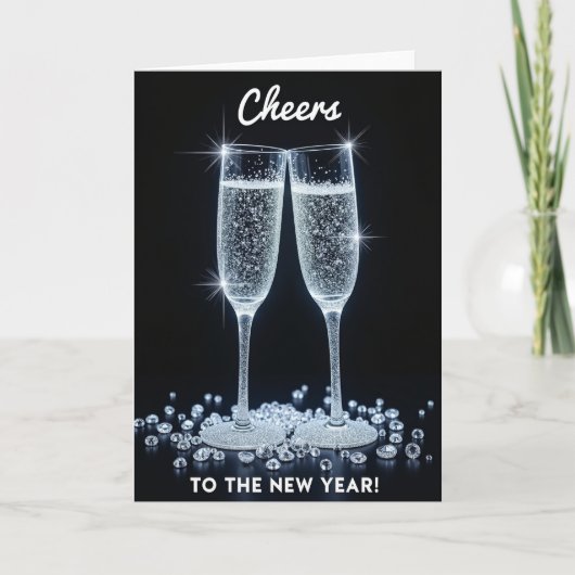 Proost Op Een Bruisend Begin Kaart (Voorkant)