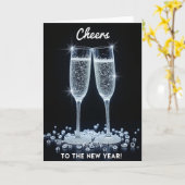 Proost Op Een Bruisend Begin Kaart (Gele Bloem)
