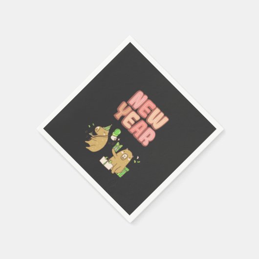 Proost op een frisse start! servet (Hoek)