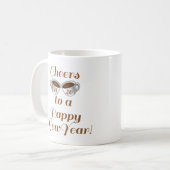 Proost op een gelukkig nieuwjaar! koffiemok (Voorkant links)