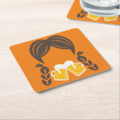 Proost op een goede tijd onderzetter (Schuin)