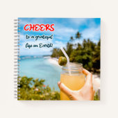 Proost op een Grateful Life on Earth Notitieboek (Voorkant)