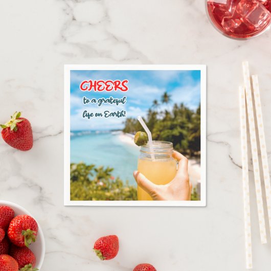 Proost op een Grateful Life on Earth Servet (Insitu)