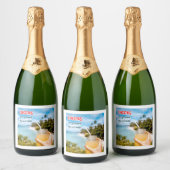 Proost op een Grateful Life on Earth Sparkling Wijnetiket (Flessen)