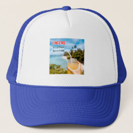 Proost op een Grateful Life on Earth Trucker Pet