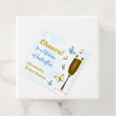 Proost Op Een Leven Lang Vlinders Bruidsdiner Bedankjes Labels (In situ)