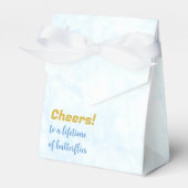 Proost Op Een Leven Lang Vlinders Bruidsfeest Bedankdoosjes (Voorkant Zijde)