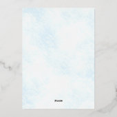 Proost op een leven van vlinders paren douche folie uitnodiging (Achterkant)