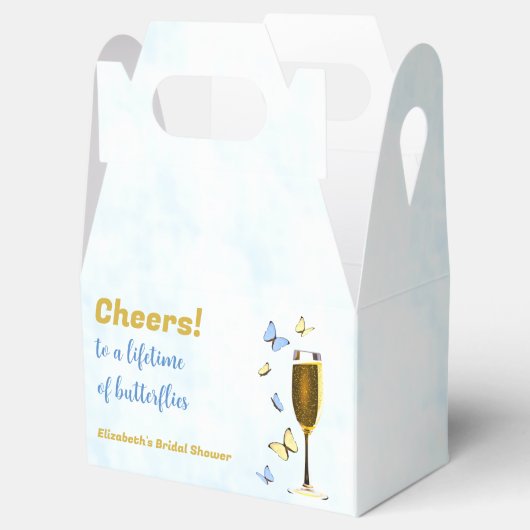 Proost op een leven vol vlinders Vrijgezellenfeest Bedankdoosjes (Geopend)