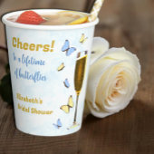Proost op een leven vol vlinders Vrijgezellenfeest Papieren Bekers