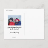 Proost op een nieuw jaar | 2 Foto vakantie Briefka Briefkaart (Achterkant)