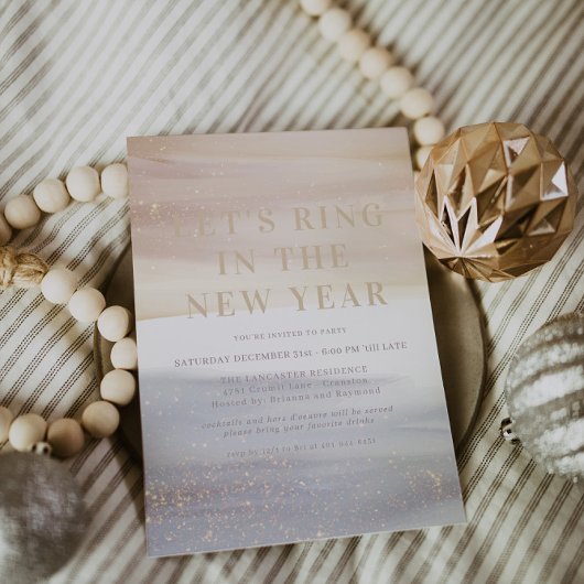 Proost op een Nieuw Jaar | Bruisende Champagne Kaart