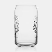 Proost op een nieuwjaarsfeest Design Blikvorm Glas (Links)