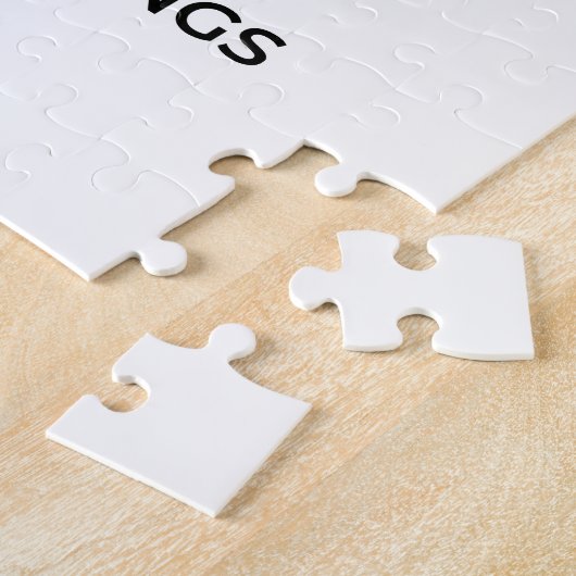 Proost op een nieuwjaarsfeest Design Legpuzzel (Zijkant)