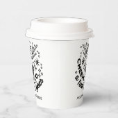 Proost op een nieuwjaarsfeest Design Papieren Bekers (Rechts)