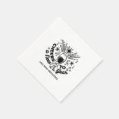 Proost op een nieuwjaarsfeest Design Servet (Hoek)