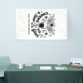 Proost op een nieuwjaarsfeest Design Spandoek (Beurs)