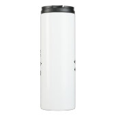 Proost op een nieuwjaarsfeest Design Thermosbeker (Achterkant)