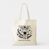 Proost op een nieuwjaarsfeest Design Tote Bag (Achterkant)