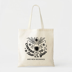 Proost op een nieuwjaarsfeest Design Tote Bag