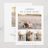 Proost op een nieuwjaarsvakantie Photo Post Kaart (Voorkant / Achterkant)