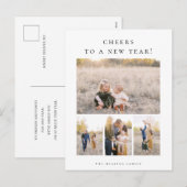 Proost op een nieuwjaarsvakantie Photo Post Kaart (Voorkant / Achterkant)