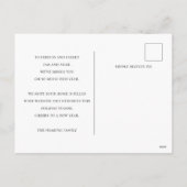 Proost op een nieuwjaarsvakantie Photo Post Kaart (Achterkant)