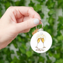 Proost op Fonkelende 2026 Sleutelhanger