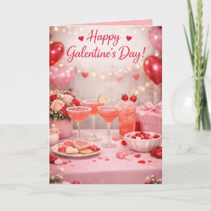 Proost op Galentin'es Day! Wenskaart Kaart
