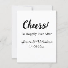 Proost op gelukkig tot het einde der tijden voeg k