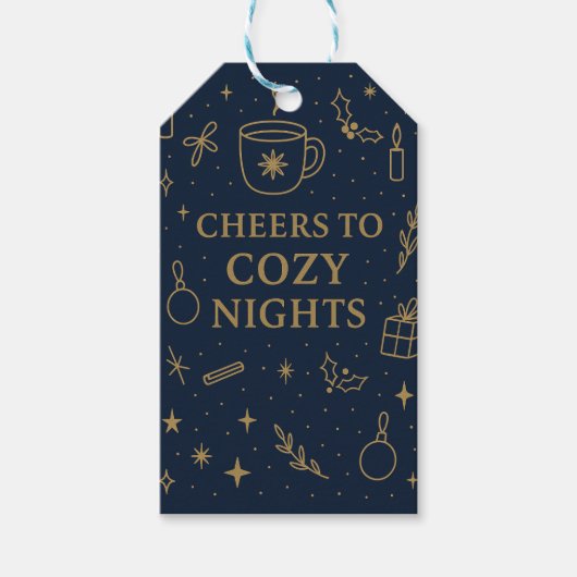 Proost op Gezellige Cadeaubijsluiter Cadeaulabel (Voorkant)