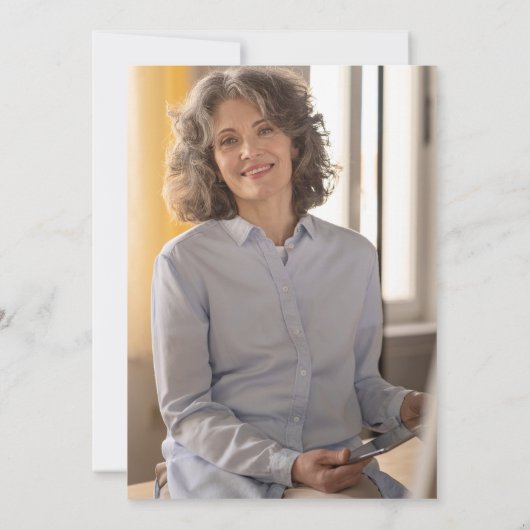 Proost op Gold Stars Foto Pensioenfeest Kaart (Achterkant)