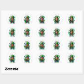 Proost op Green Beer | St Patrick's Day Ronde Sticker (Vel)