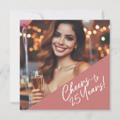 Proost op het 25-jarig jubileum kaart (Voorkant)