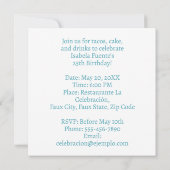 Proost op het 25-jarig jubileum kaart (Achterkant)