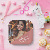 Proost op het 25-jarig jubileum papieren bordje (Feest)